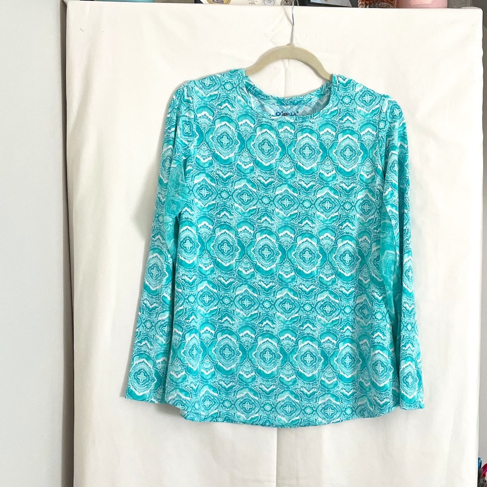 IBKUL PRINT LONG SLEEVE TOP